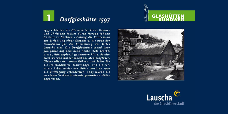 Spaziergang durch die Lauschaer Geschichte - Urlaub Thueringer Wald - Lauscha Glaskunst - www.lauscha-glaskunst.com